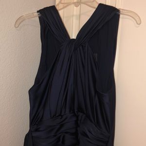 Navy blue prom dress